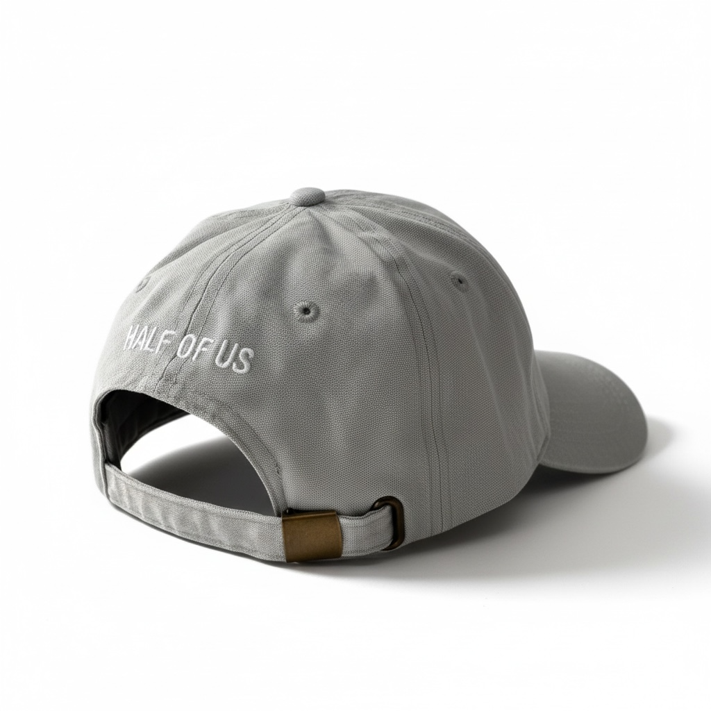 'it begins and ends with half of us' cap